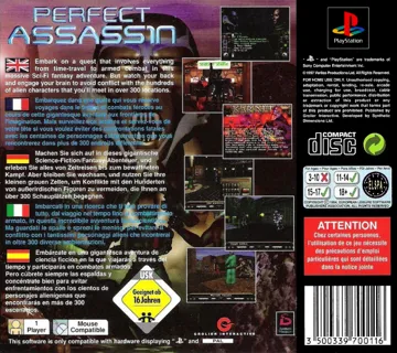 Perfect Assassin (EU) box cover back